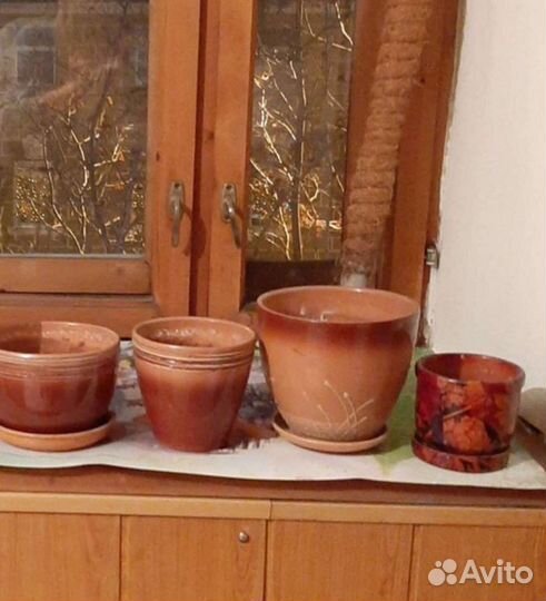 Плошки-горшки керамика,Кашпо для орхидей, 16см