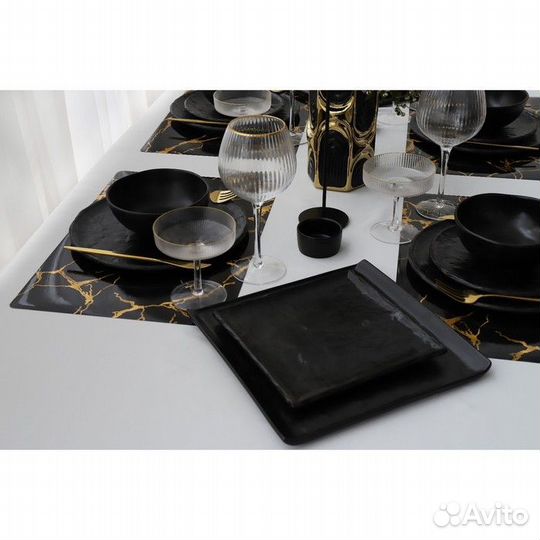 Блюдо фарфоровое для подачи Magistro Pietra lunare