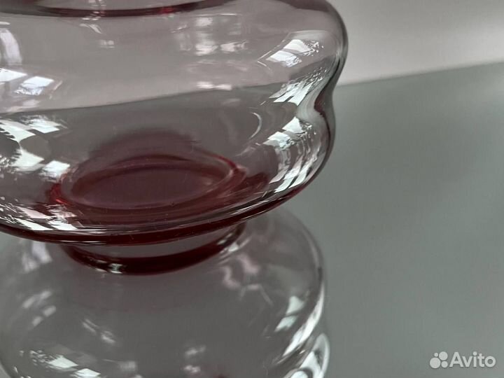 Графин штоф хрусталь цветное стекло СССР