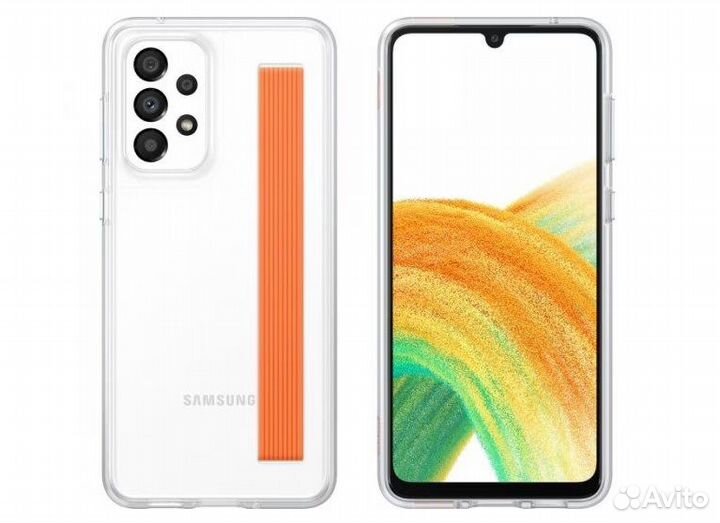 Чехол Slim Strap к Samsung A33 прозрачный EF-XA336