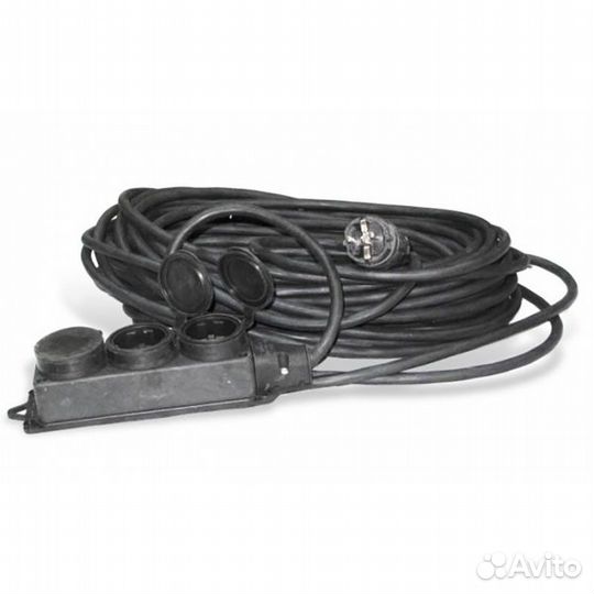 Удлинитель силовой Союз 10м 3-гнезда 3700 Вт з/к