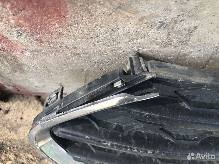 Решетка радиатора на hyundai solaris 2