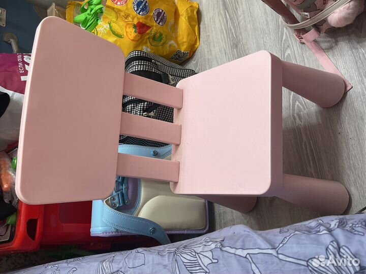 Детский стол и стул IKEA маммут