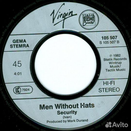 Men Without Hats – The Safety Dance EX/EX