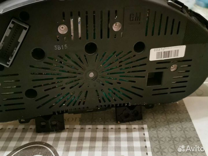 Панель приборов chevrolet cruze