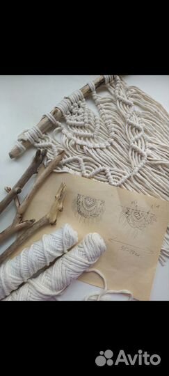 Макраме панно