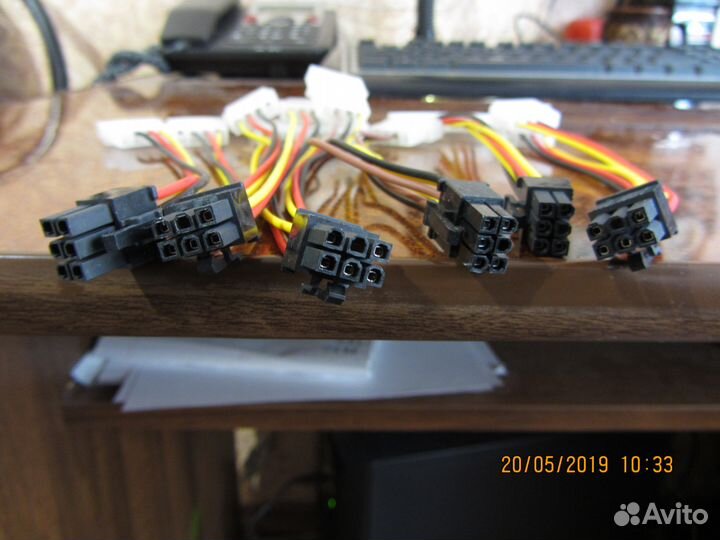 Переходник питания для видеокарт 6 и 8 pin