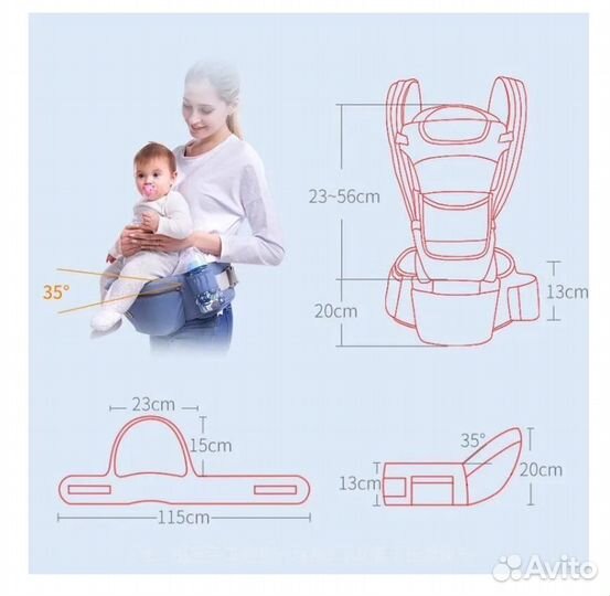 Эргорюкзак, Рюкзак - Кенгуру переноска для новорож