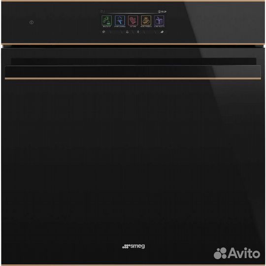 Духовой шкаф с функцией пара и свч Smeg SO6606apnr