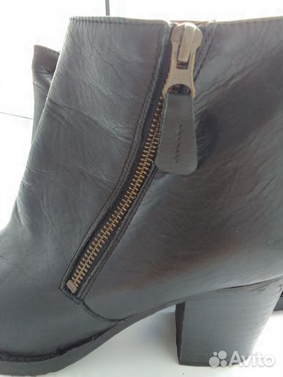 Ботинки осень весна натуральная кожа