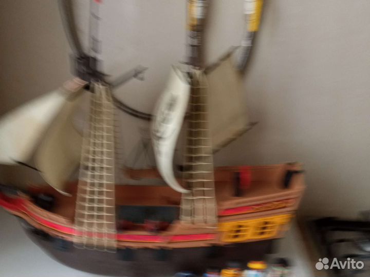 Playmobil 5135 большой пиратский корабль