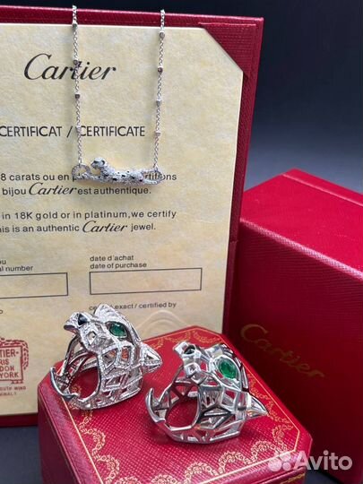 Кольцо,кулон Cartier