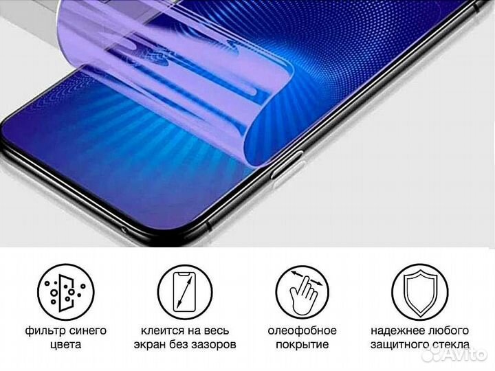 Гидрогелевая плёнка для Xiaomi, Oppo,Samsung,Apple