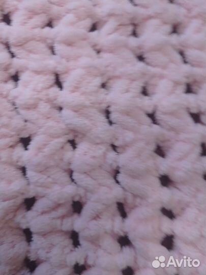 Плед детский вязаный ручная работа