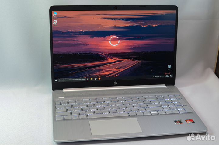 Новый ноутбук HP/ Ryzen 5-5th IPS SSD FullHD