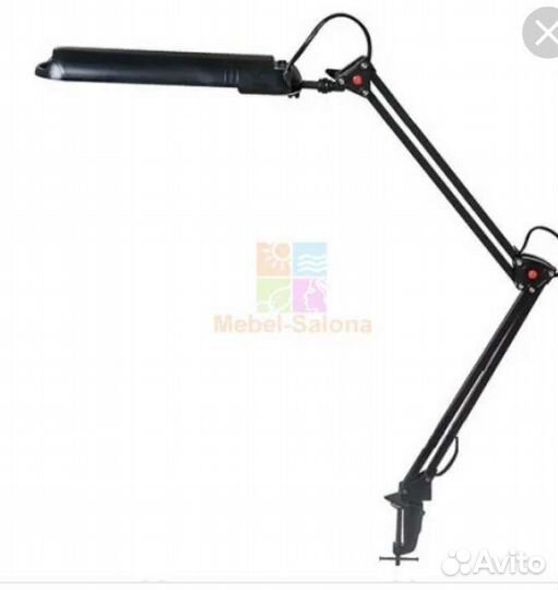 Лампа на струбцине