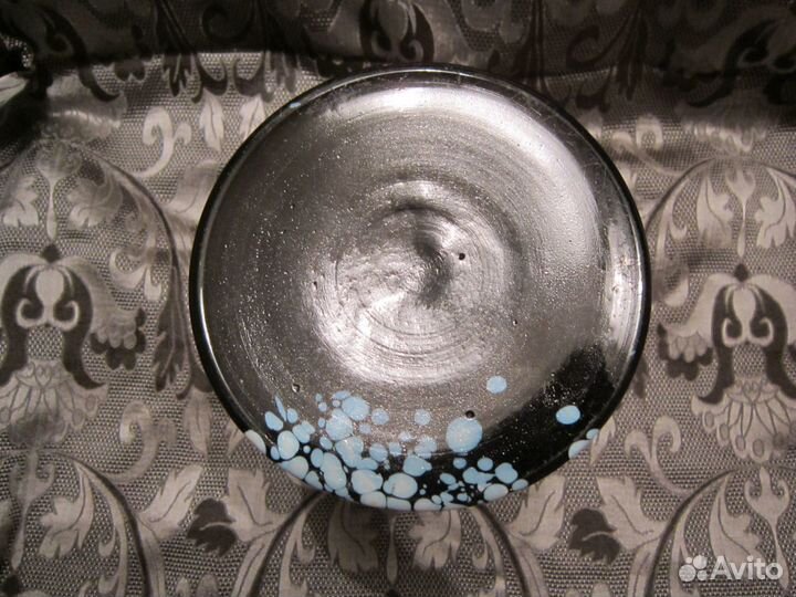 Ваза для цветов сине-белая 1960-1970-е годы СССР