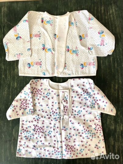 Распашонки, шапочки, пеленки, ползунки