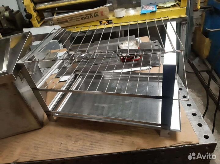 Коптильня горячего копчения из нержавейки