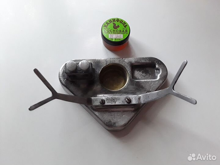 Подставка для паяльника с канифолью СССР