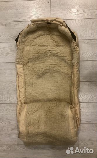 Меховой конверт в коляску овчина