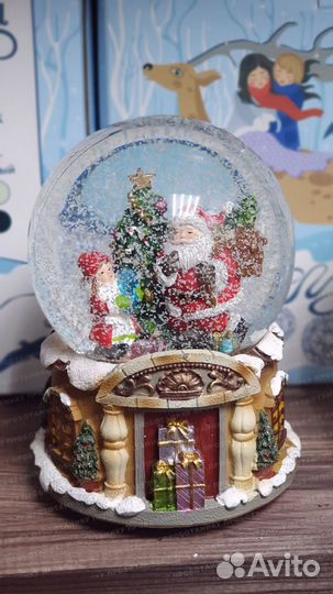 Снежный шар, музыкальный 10 см