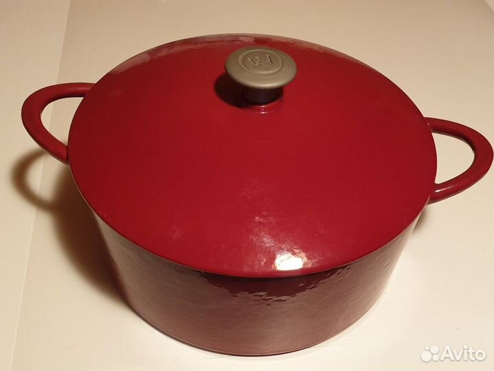 Mario Batali кастрюля чугунная с эмалью, 5.6 л