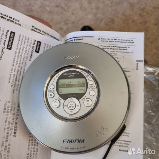 Cd плеер sony walkman