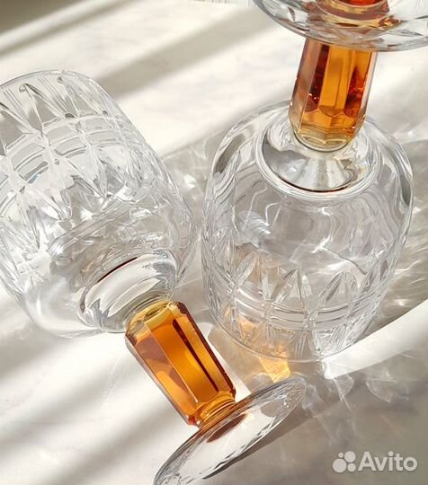 Винтаж фужеры хрусталь СССР 1979-80 г
