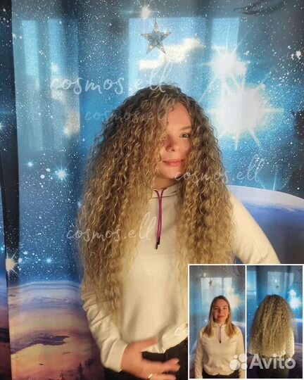 Афрокудри на каркас