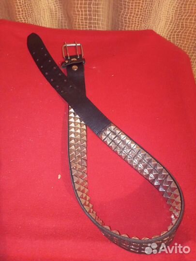 Ремень кожаный ручной работы