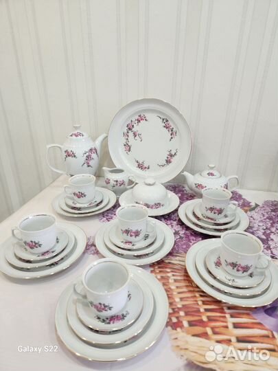 Чайный,кофейный сервиз ГДР jmenau