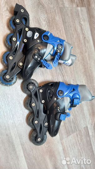 Ролики и коньки детские 2 в 1 Black Aqua