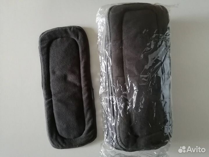 Вкладыши для многоразовых подгузников угольные 5сл