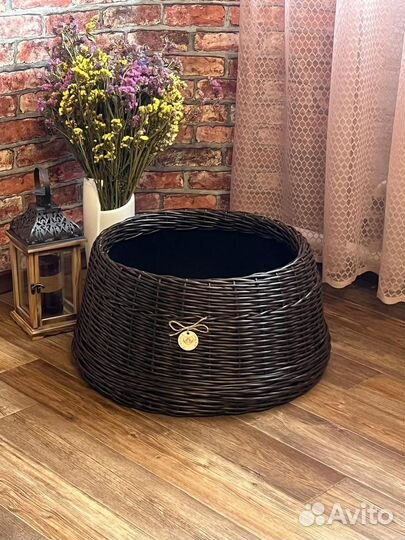 Кашпо из ротанга