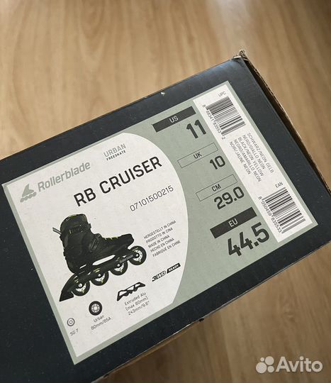 Ролики rollerblade rb cruiser 29 см 44,5 eu