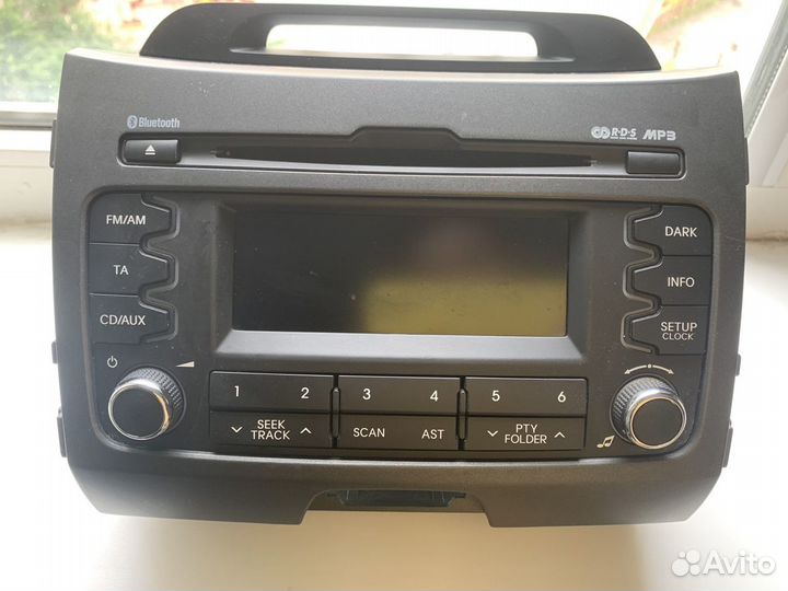 Штатная магнитола на kia sportage 3