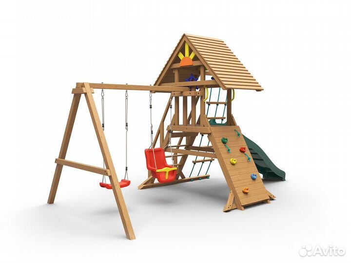 Деревянный детский городок Звезда