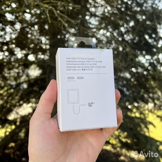Адаптер Айфон/Айпад Dual USB-C Port 35W Adapter