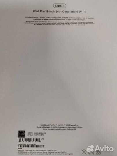 iPad Pro 11 2022 4-gen M2