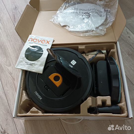 Робот пылесос моющий novex