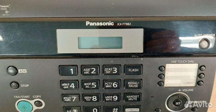 Факс panasonic kx-ft982RU