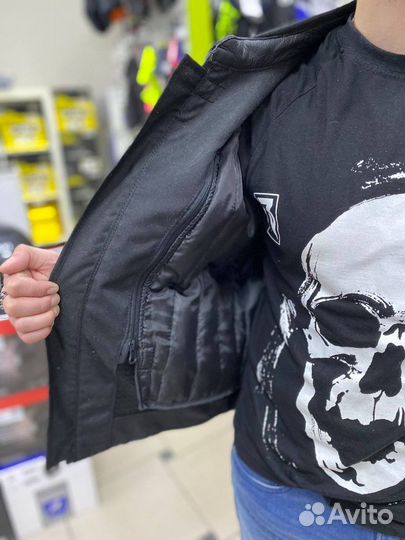 Кожаная мото куртка MCP