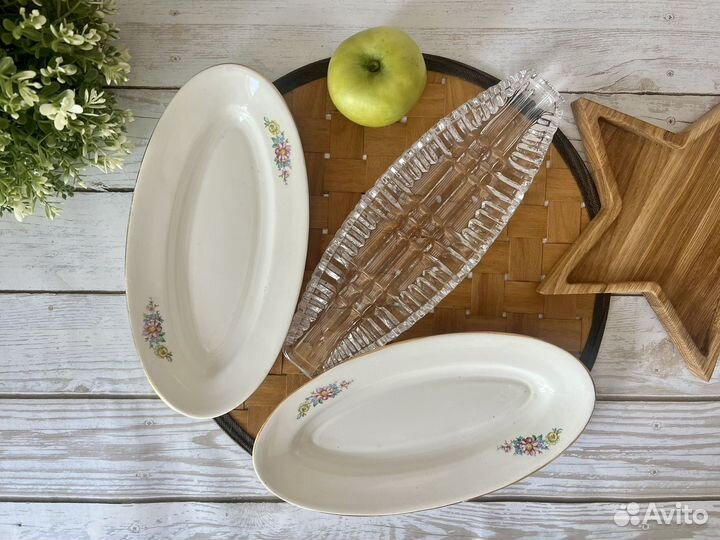 Селедочница стекло СССР