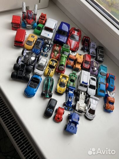 Детские машинки игрушки 40 штук