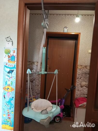 Прыгунки детские Aero, качели, самолетик