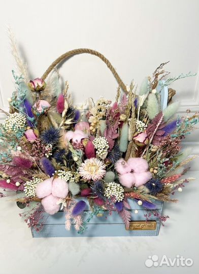 Сухоцветы корзина