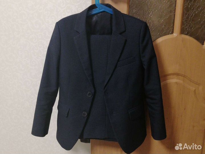 Школьный костюм для мальчика 122 синий