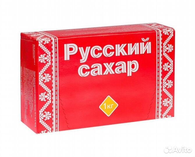 Русский сахар белый кусковой 1кг