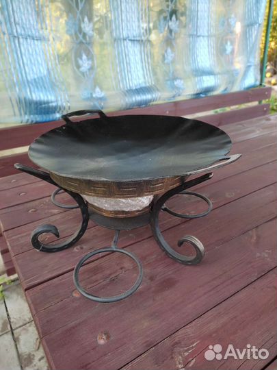 Садж для подогрева с подставкой